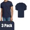 Gildan Ultra Cotton Short Sleeve T-Shirt Bundle, Unisex Crewneck Blanks Navy Tee for DIY Printing